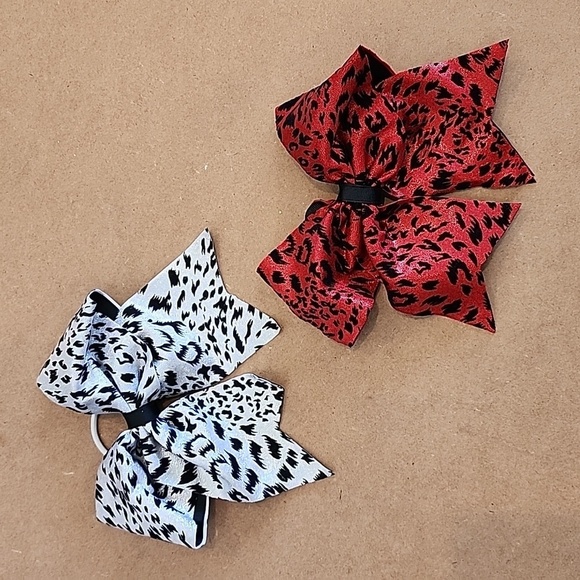 Other - 2 piece cheer dance gymnastics hairbow pony holder